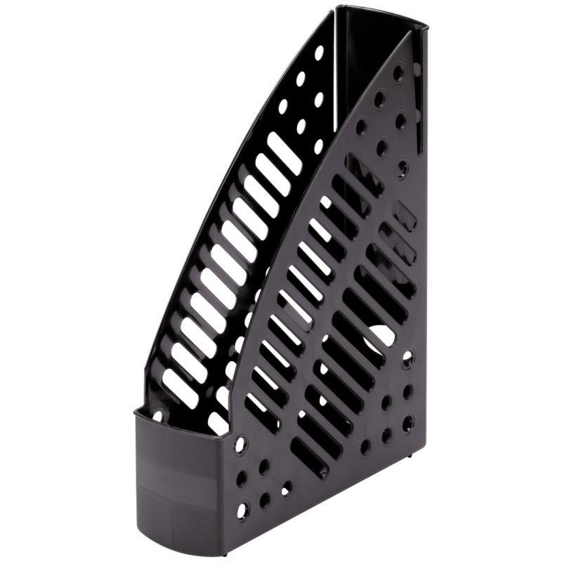 Image de  Porte-revues en polystyrène ajouré recyclé noir 