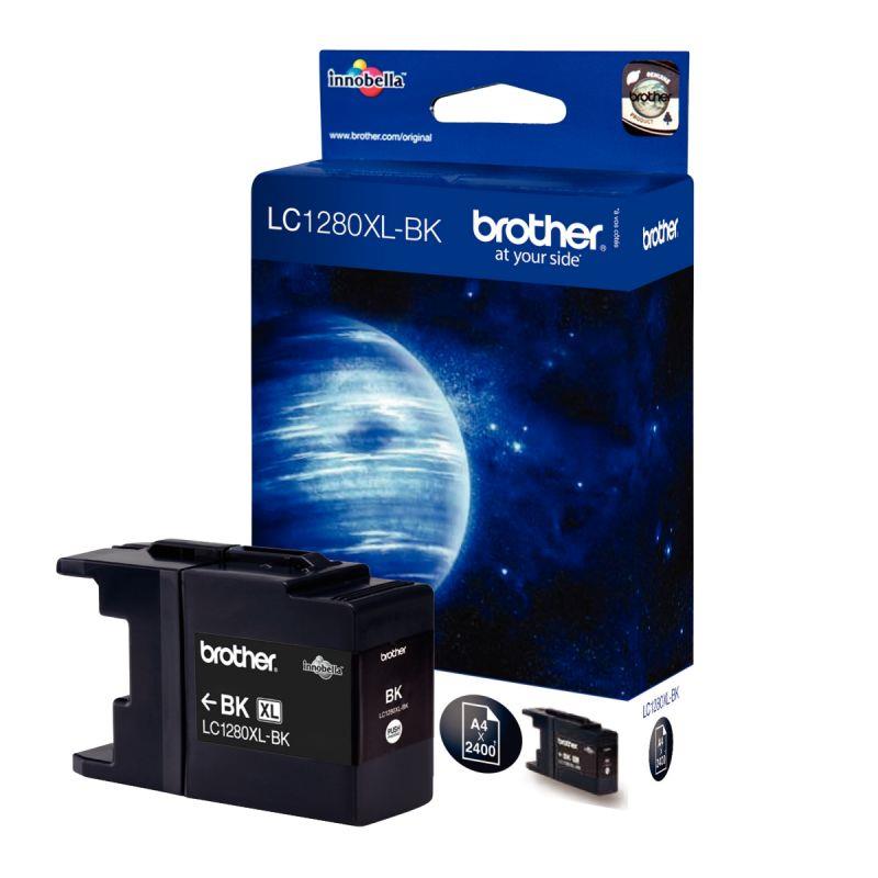 Image de  Brother NEPTUNE cartouche jet d''encre noire haute capacité authentique (LC1280XLBK) 