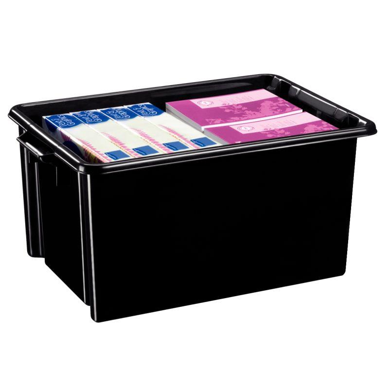 Image de  Bac de rangement 48,5L noir 