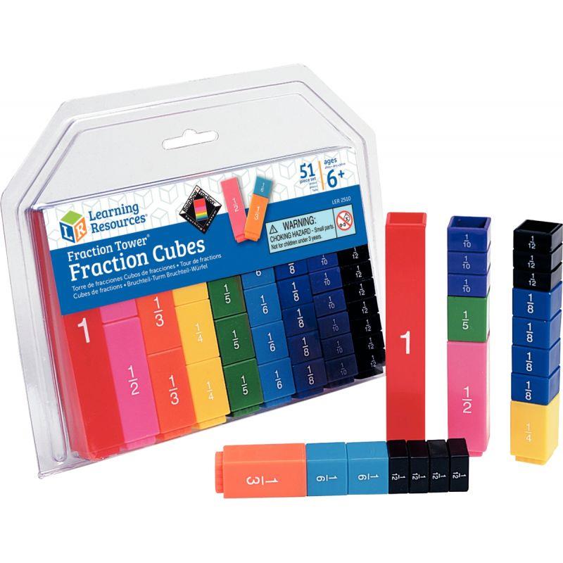 Image de  Set de cubes de fractions empilables 