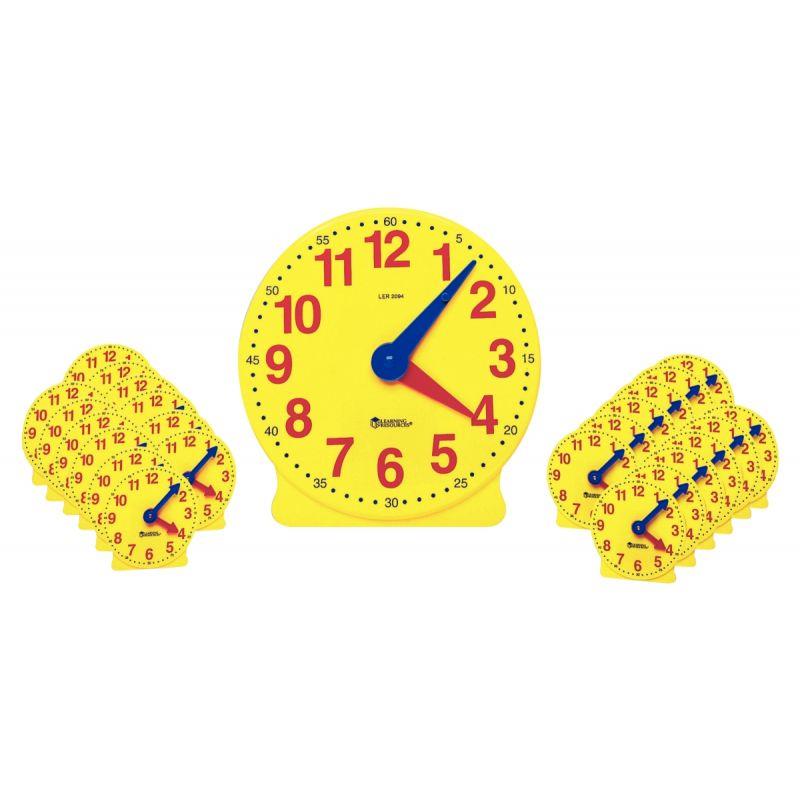 Image de  Set complet de 25 horloges jaunes 