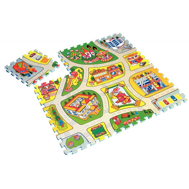 Image de  Tapis puzzle routier de sol 