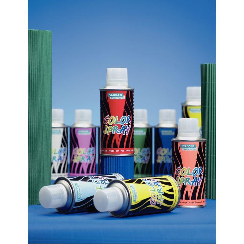 Image de  Carton de 10 aérosols de peinture 150 ml avec solvant 
