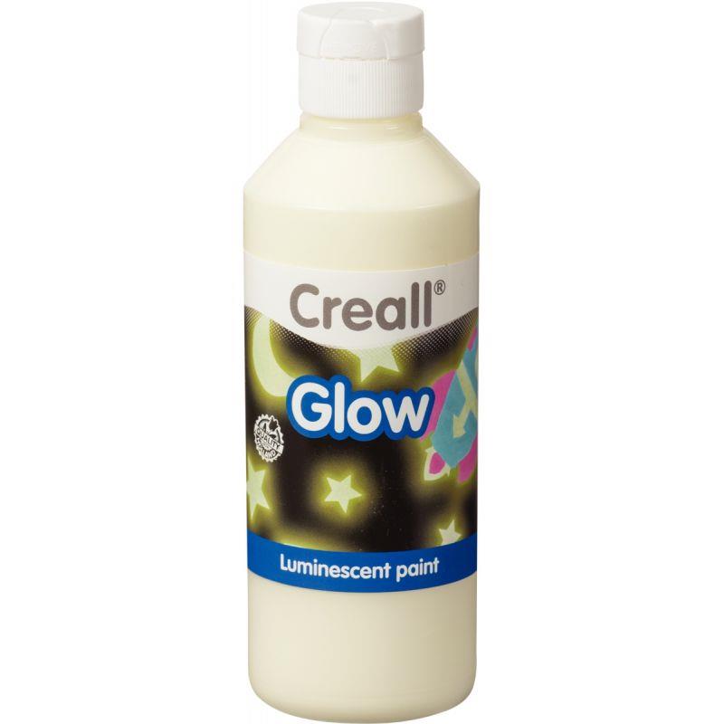 Image de  Flacon de 250 ml de peinture phosphorescente, jaune 
