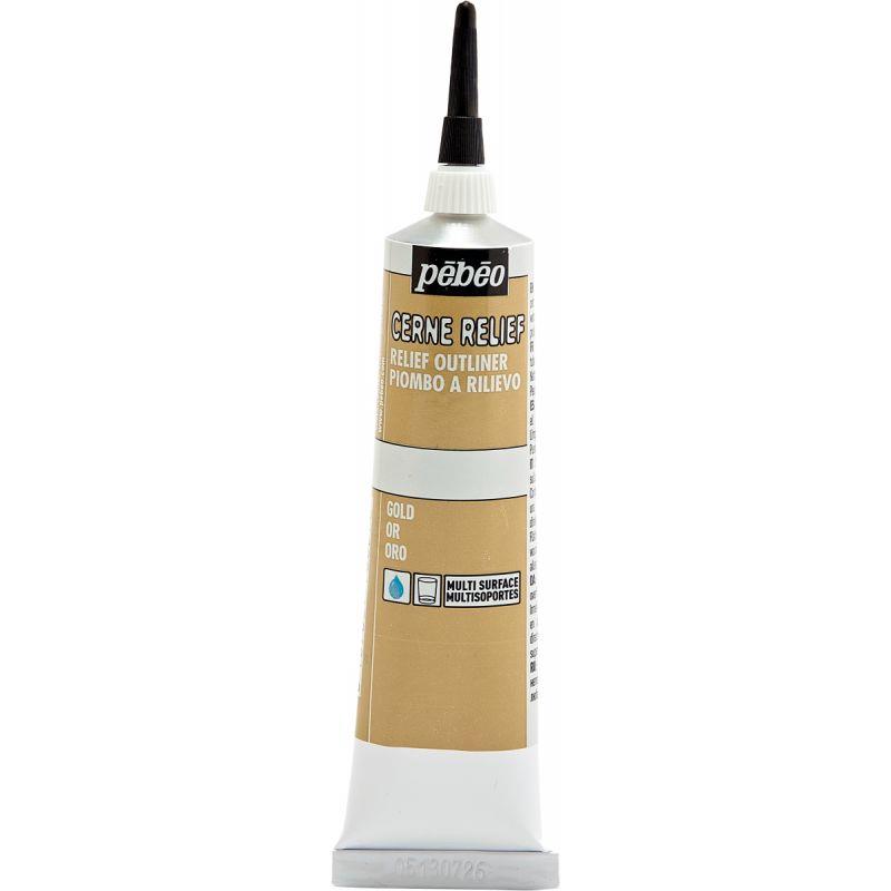 Image de  Tube à canule cerne relief 37 ml  Or 