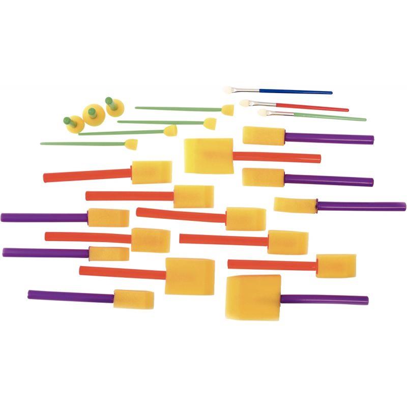 Image de  Sachet de 25 pinceaux mousse assortis 
