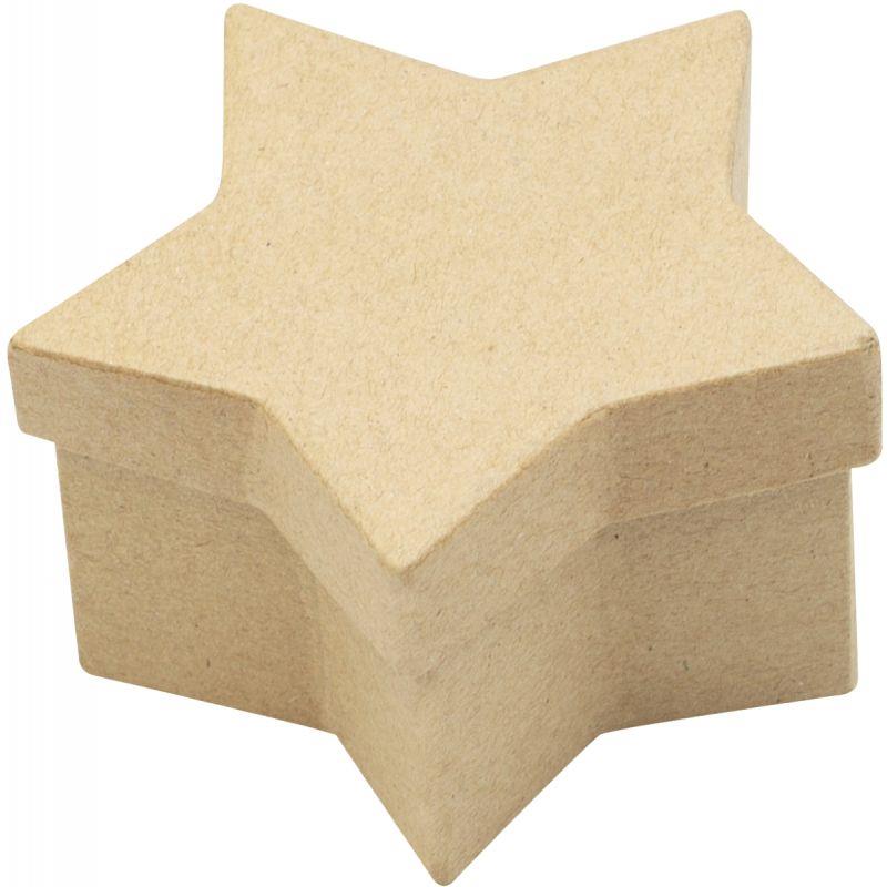 Image de  Lot de 10 boîtes forme étoile en carton 