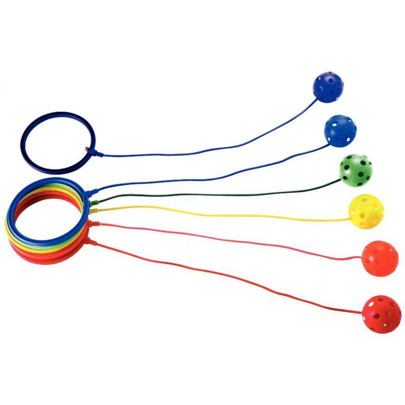 Image de  Set de 6 balles chevilles assorties 