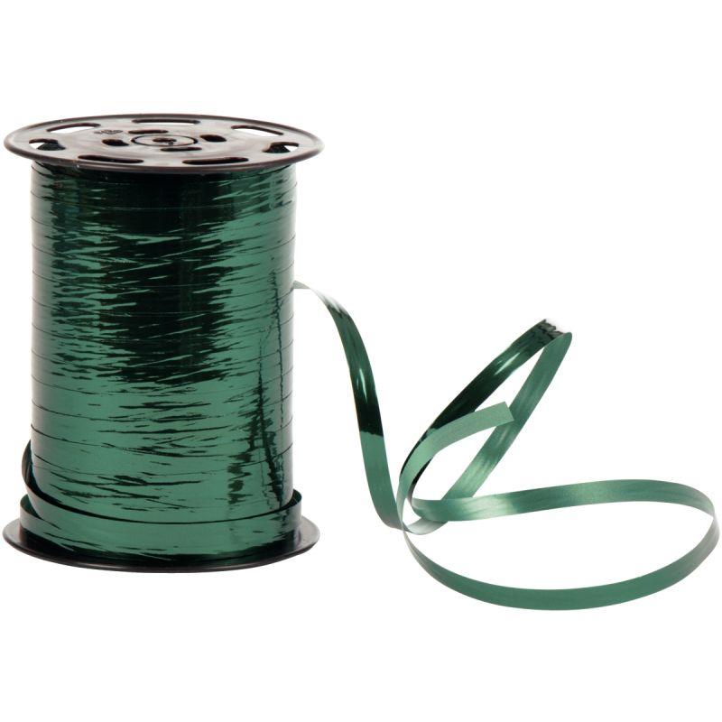 Image de  Bobine de 250m de longueur sur 7 mm de largeur de bolduc lisse coloris vert empire 
