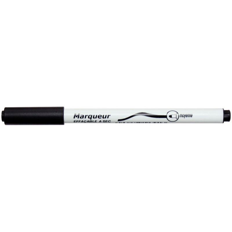 Image de  Marqueur tableau blanc pointe ogive 4mm noir 