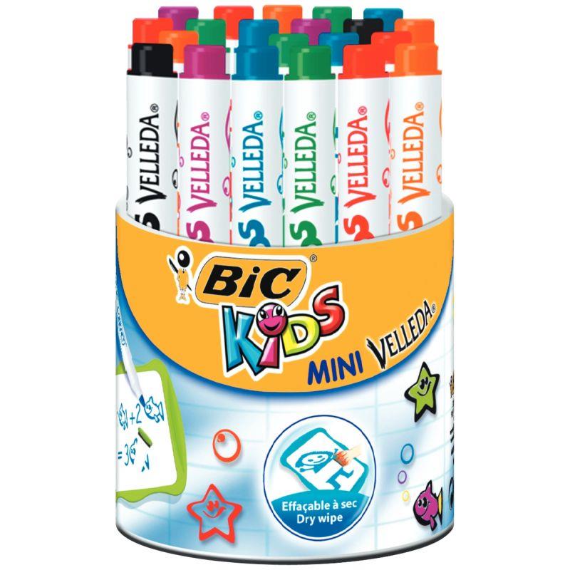 Image de  Pot de 24 mini feutres Velleda Kid assortis 