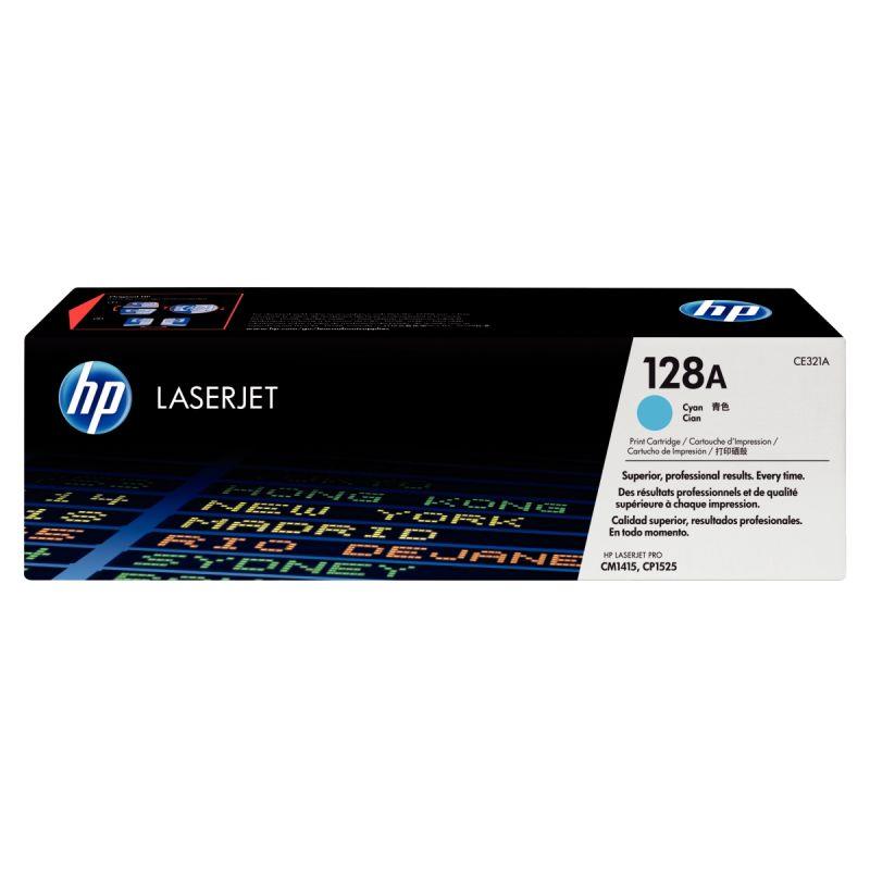 Image de  HP 128A toner cyan authentique (CE321A) 