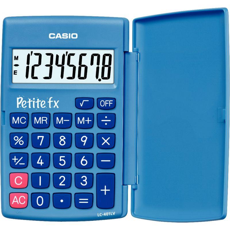 Image de  Machine à calculer de poche CASIO 8 chiffres PETITE FX BLEU 