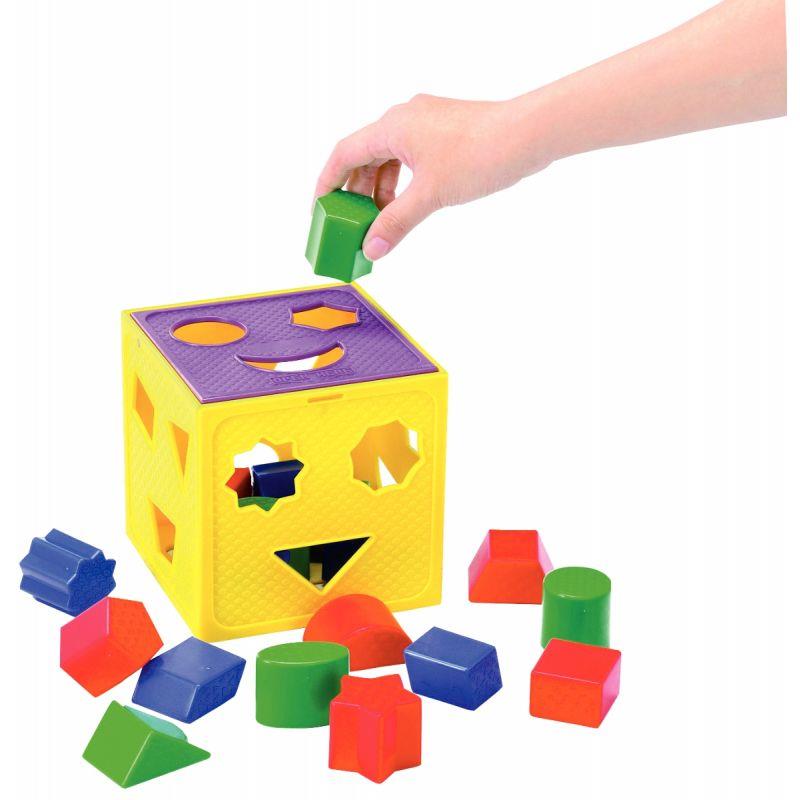 Image de  Boite à formes en plastique + 18 formes 
