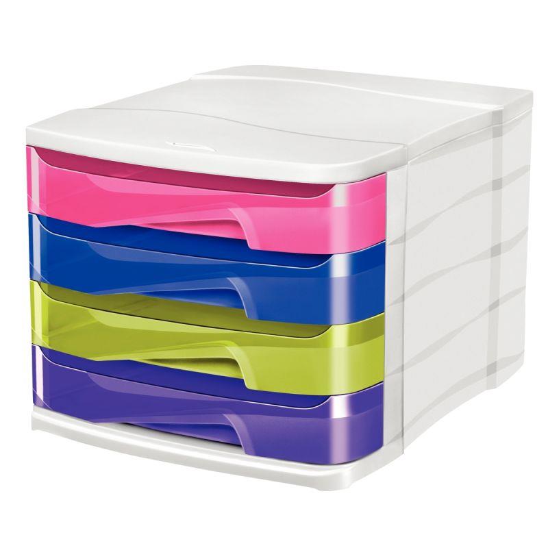 Image de  Module 4 tiroirs HAPPY multicolore 