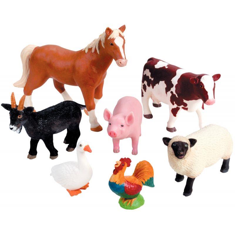 Image de  Lot de 7 Jumbo animaux de la ferme 