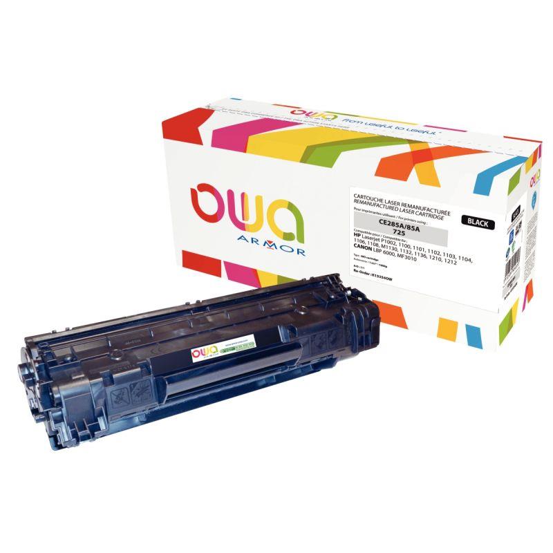 Image de  OWA cartouche laser noire remanufacturée compatible HP 85A (CE285A) 