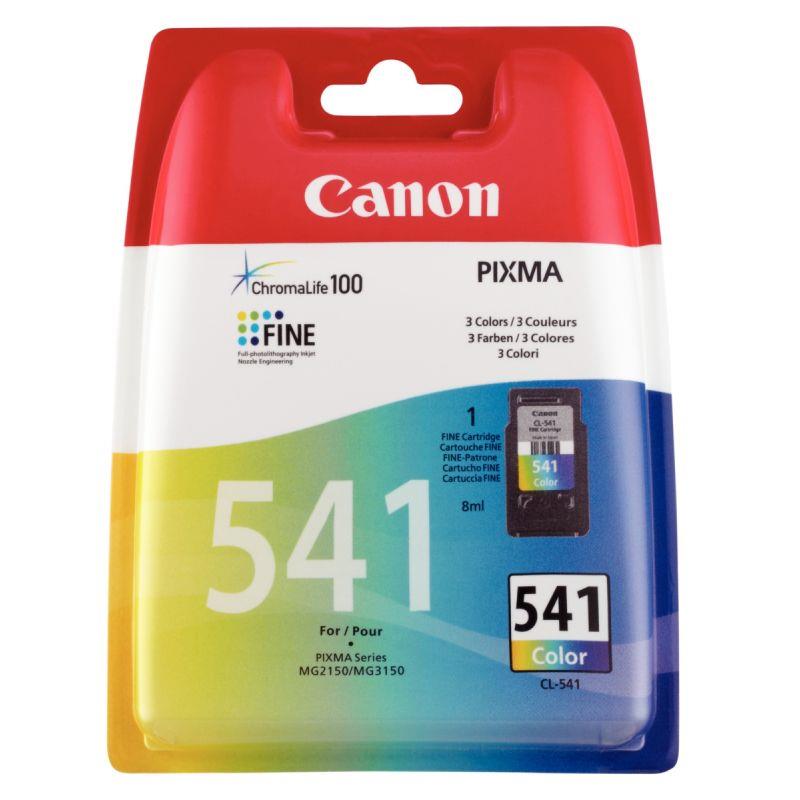 Image de  Canon 541 cartouche jet d''encre couleurs authentique (CL541CMJ) 