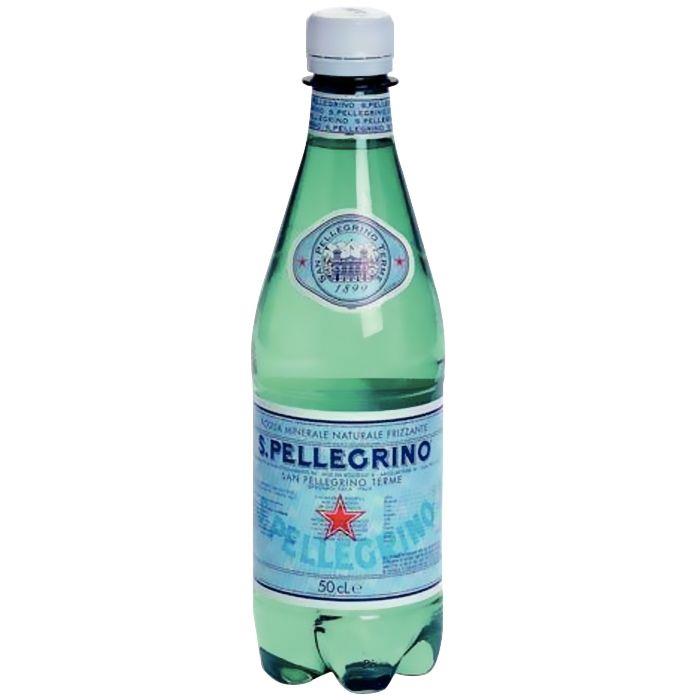 Image de  Lot de 24 bouteilles d''eau gazeuse SAN PELLEGRINO 50cl 