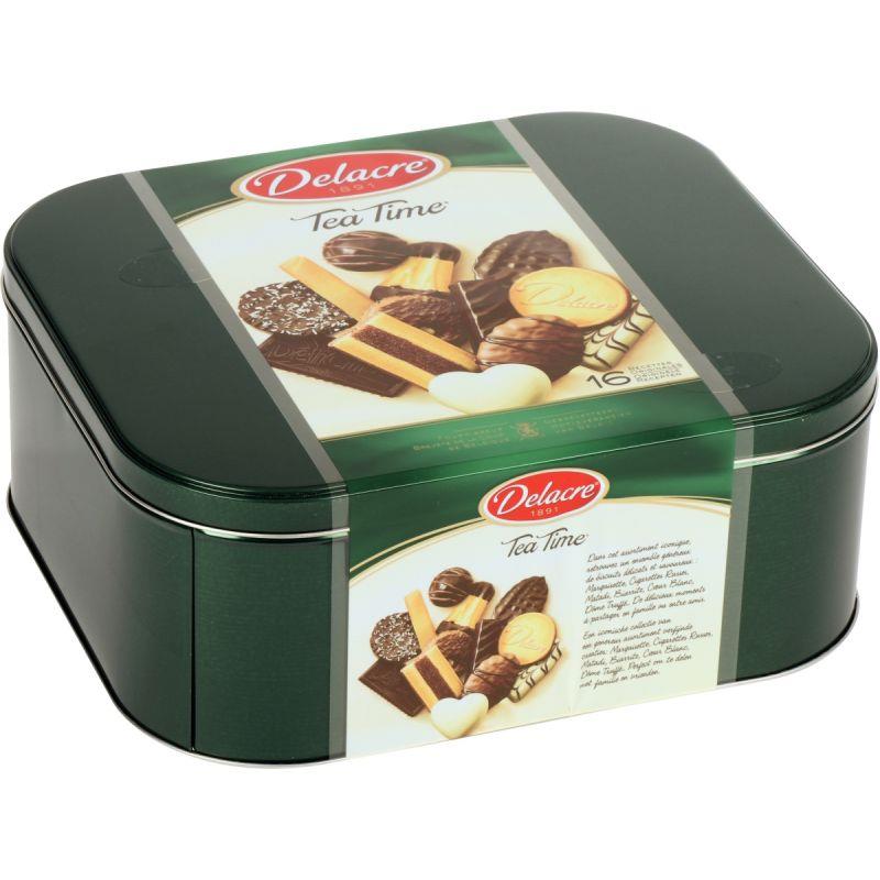 Image de  Boite de biscuits DELACRE Tea Time 1kg 