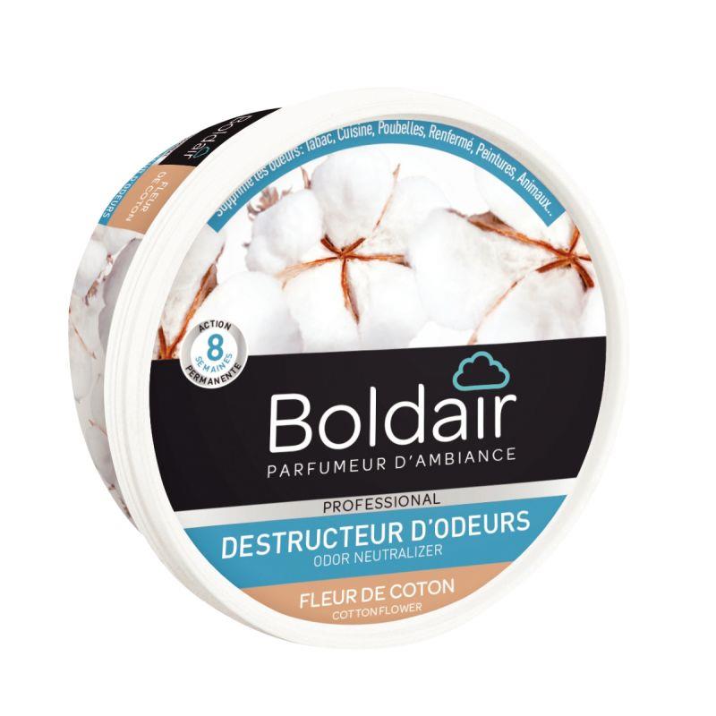 Image de  Boite gel destructeur d''odeurs BOLDAIR fleur de coton 