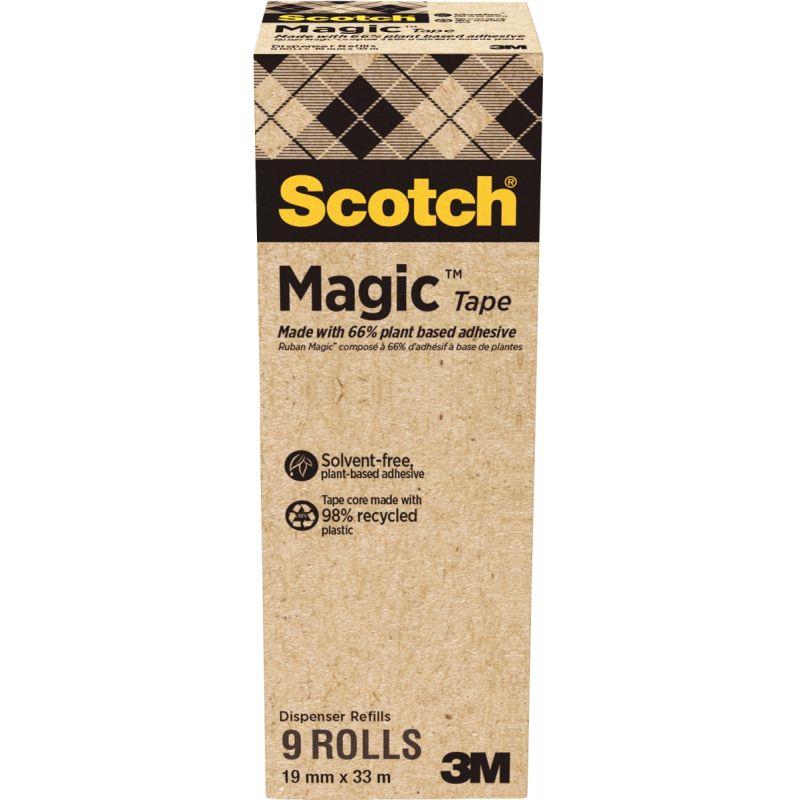 Image de  Pack de 9 rouleaux adhésifs Magic Green 19mmx33m 