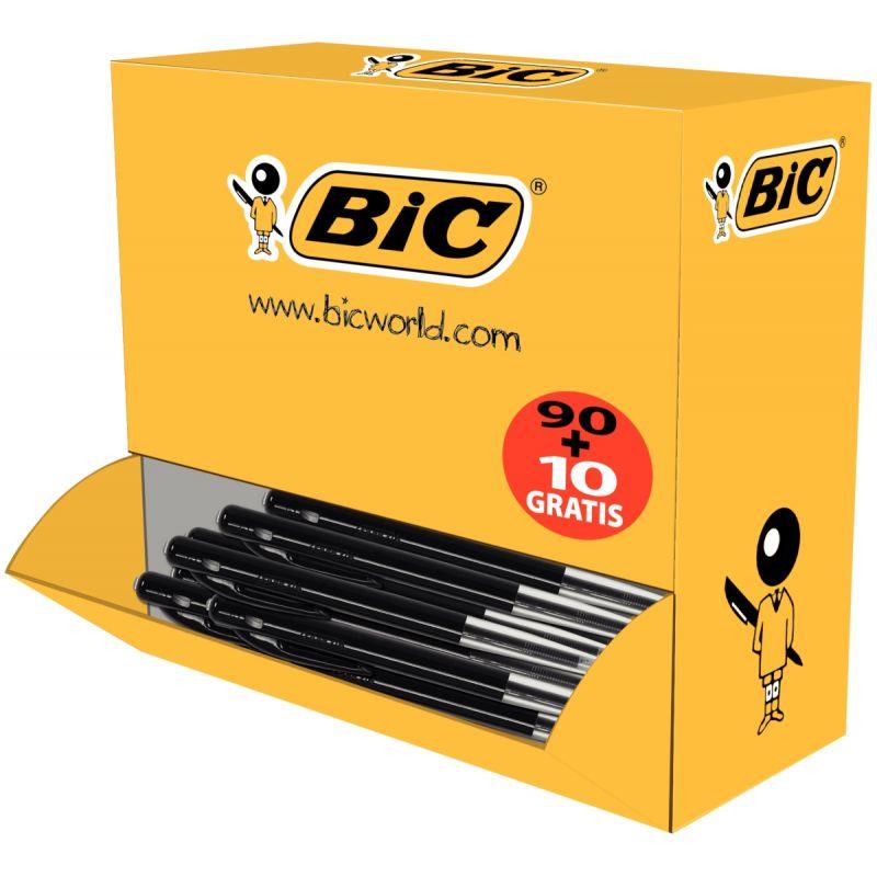Image de  Boîte de 100 stylos bille M10 noirs dont 10 gratuits 