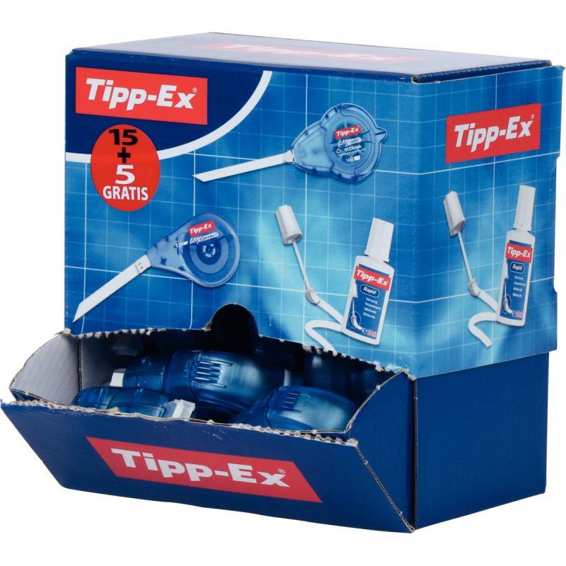 Image de  Boîte de 20 correcteursTipp-Ex dont 5 gratuits 