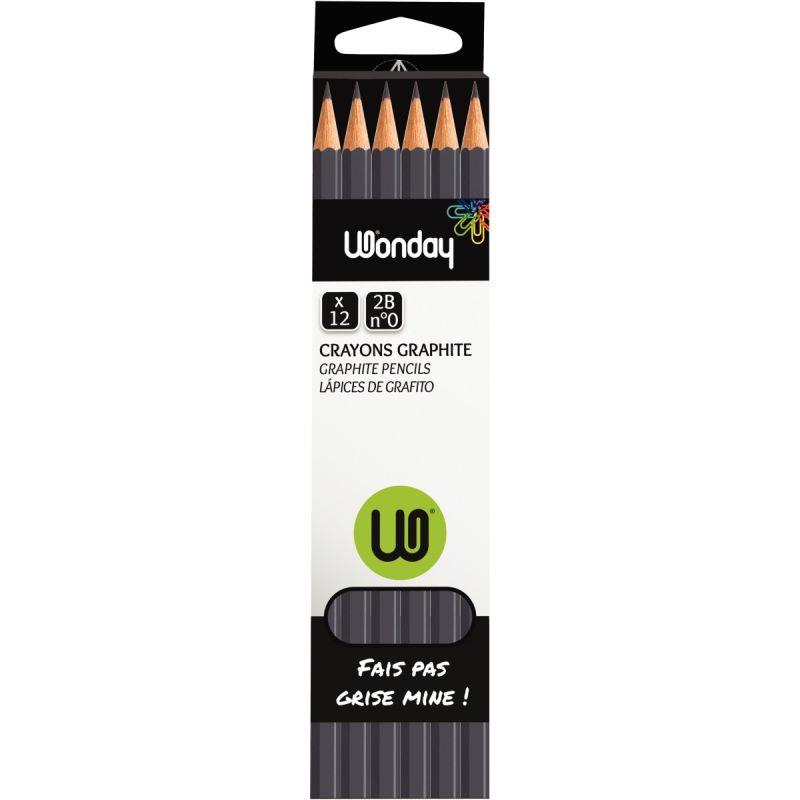 Image de  Boîte de 12 crayons graphite standard 2B 
