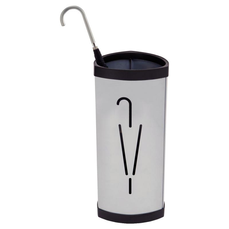 Image de  Porte parapluie métal gris acier 