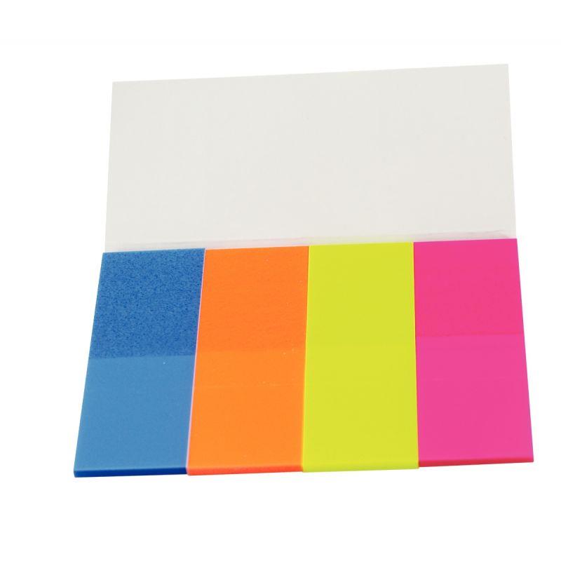Image de  Etui de 4 distributeurs de 40 marque-pages film transparent couleurs assorties 