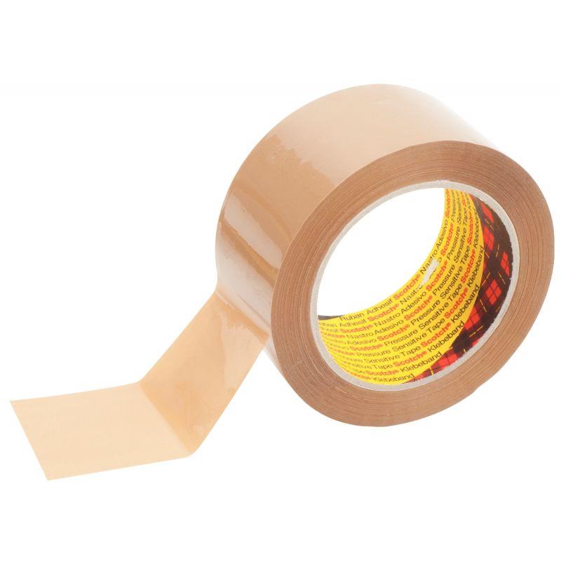Image de  Lot de 6 rouleaux adhésifs en polypropylène havane 100mx48mm 