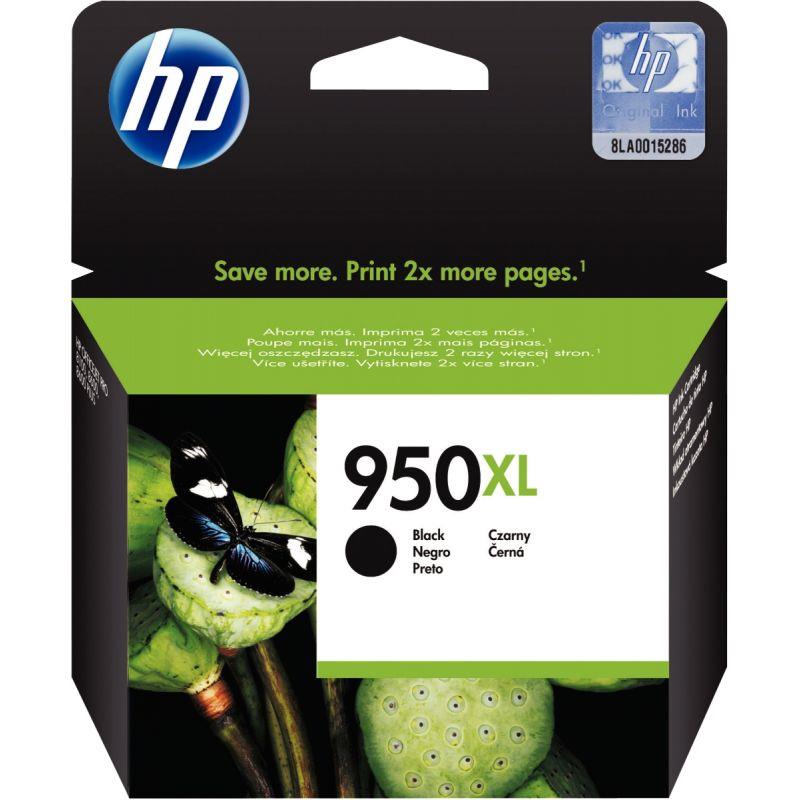 Image de  HP 950XL cartouche d''encre noire grande capacité authentique (CN045AE) 