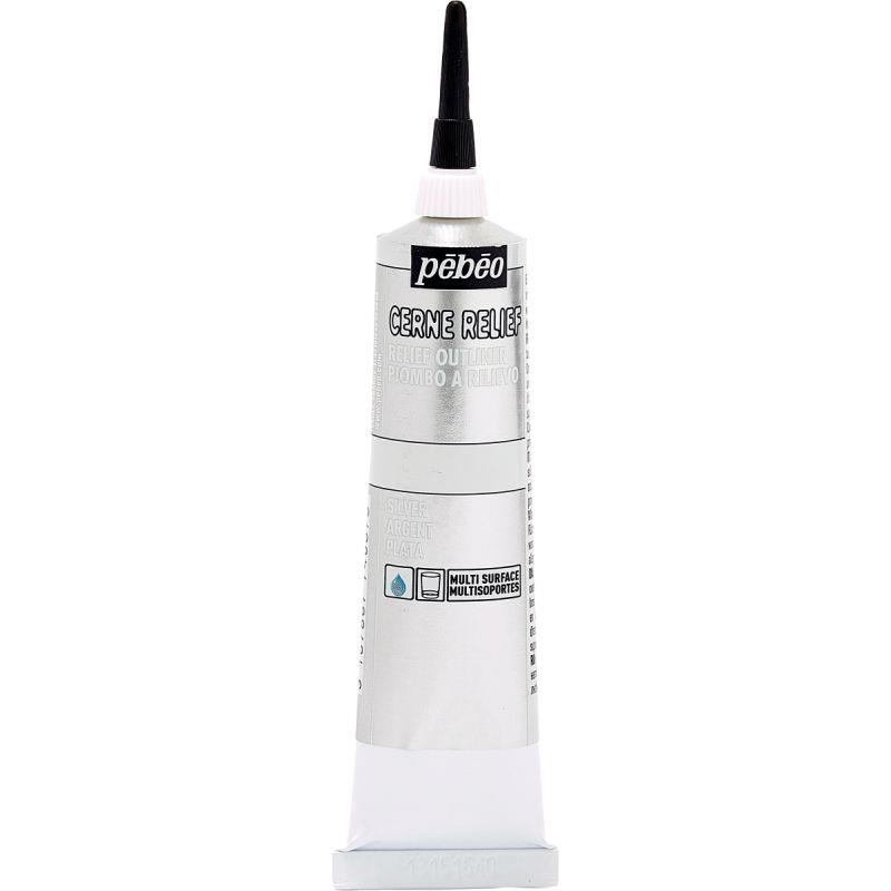 Image de  Tube à canule cerne relief 37 ml  Argent 