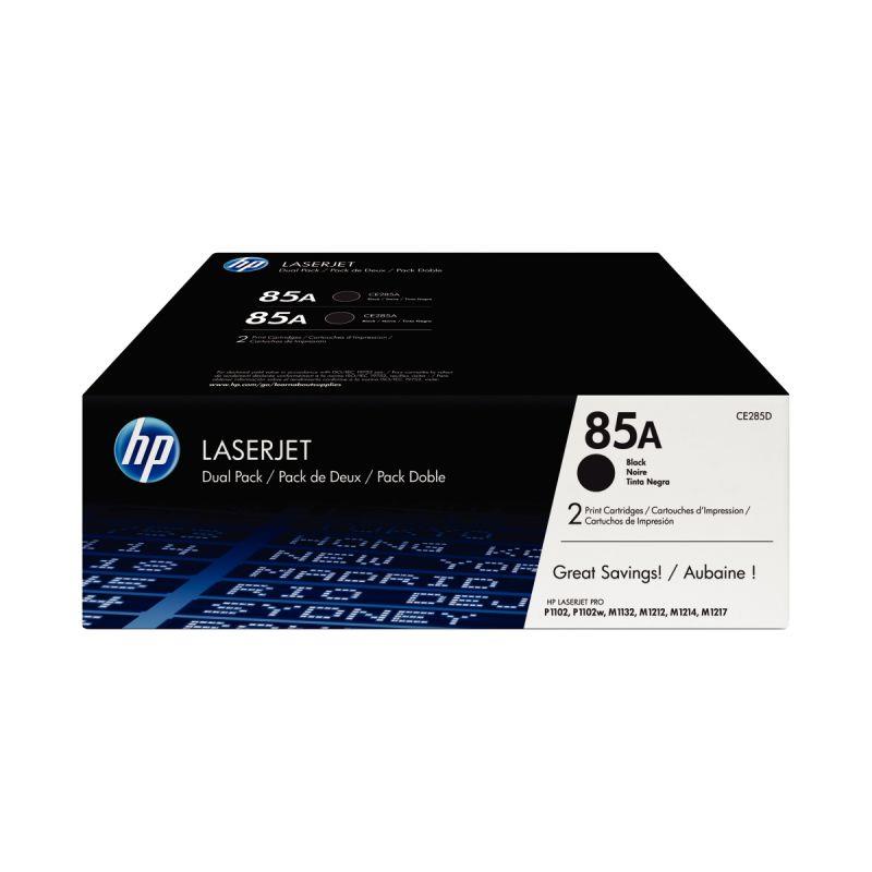 Image de  HP 85A pack de 2 toners noirs authentiques (CE285AD) 