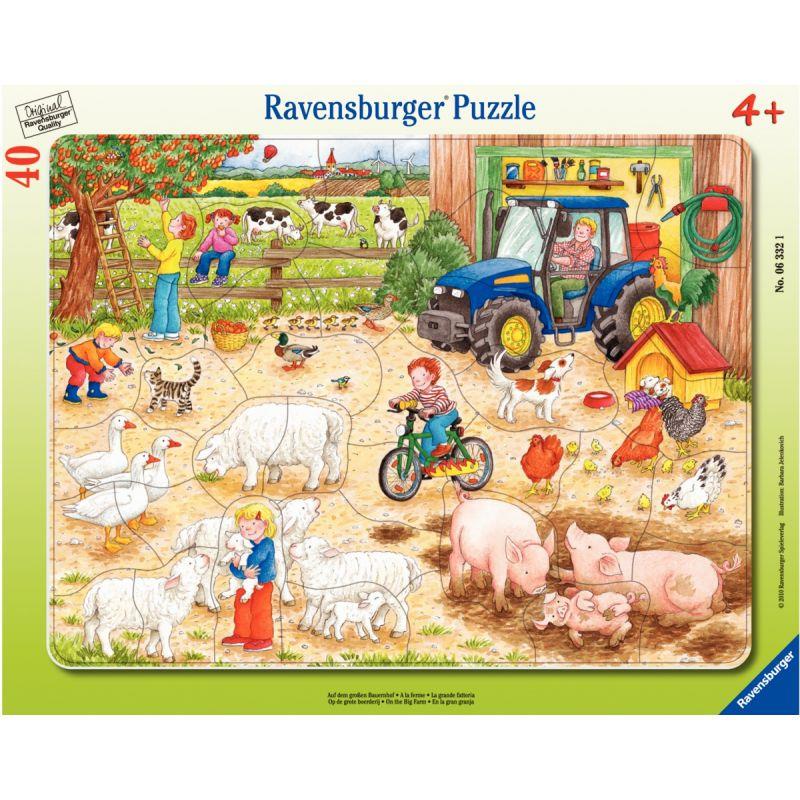 Image de  Puzzle à cadre 40 pièces, la ferme 