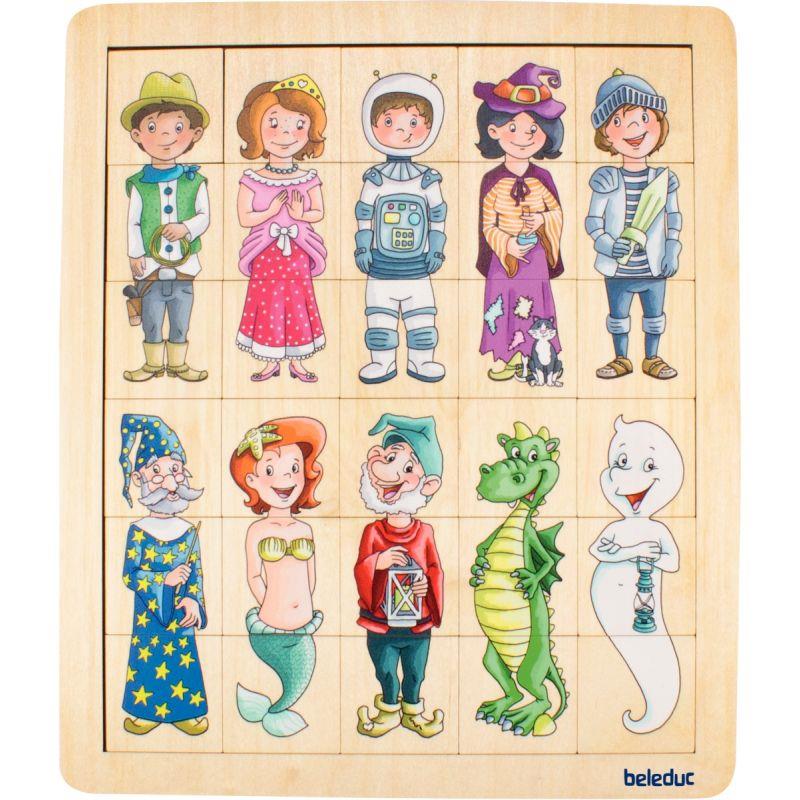 Image de  Encastrement 30 pièces, les personnages de contes de fées 