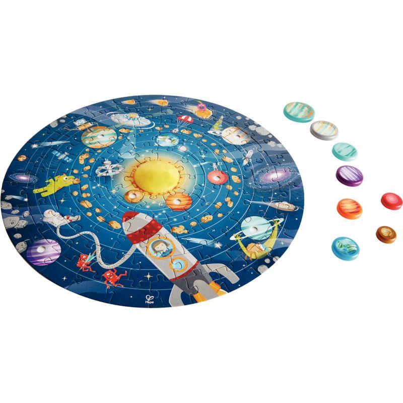 Image de  Puzzle rond 102 pièces, le système solaire 
