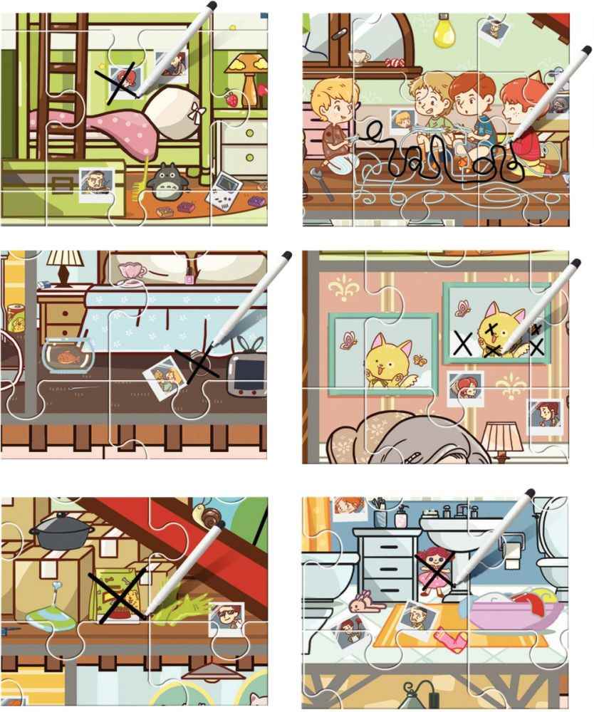 Image de  Puzzle d’observation de 108 pièces, la maison 