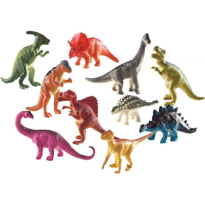 Image de  Baril de 60 petits dinosaures 