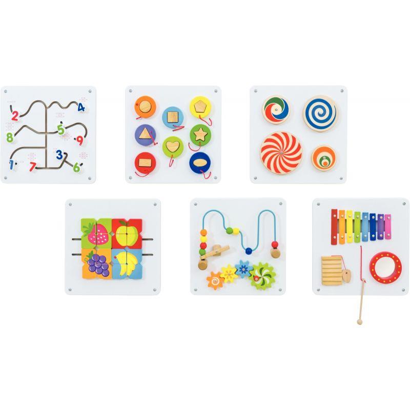Image de  Lot de 6 panneaux d’activités muraux, assortiment 1 