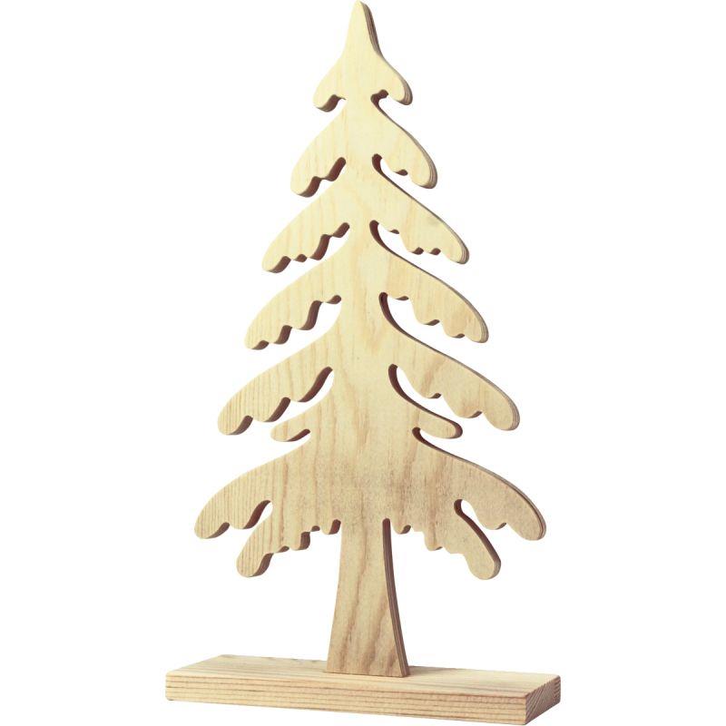 Image de  Sapin en bois à poser, hauteur 25 cm 