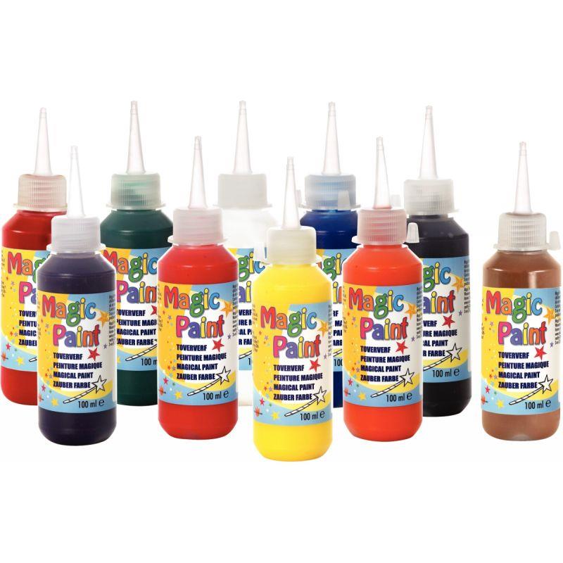 Image de  Carton de 10 Flacons 100 ml de peinture MAGIC PAINT 