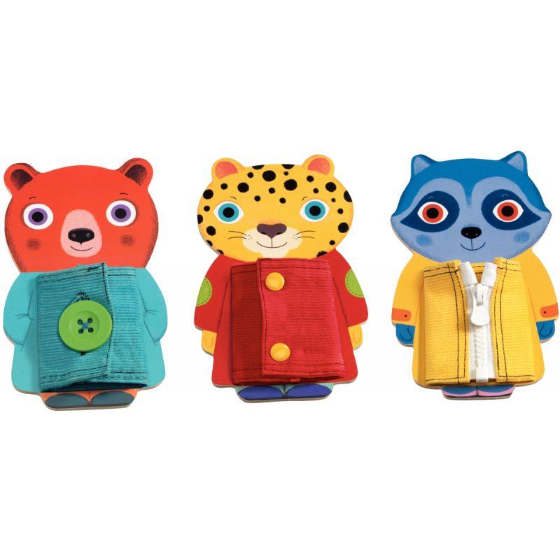 Image de  Lot de 3 animaux en bois, Ziptou 