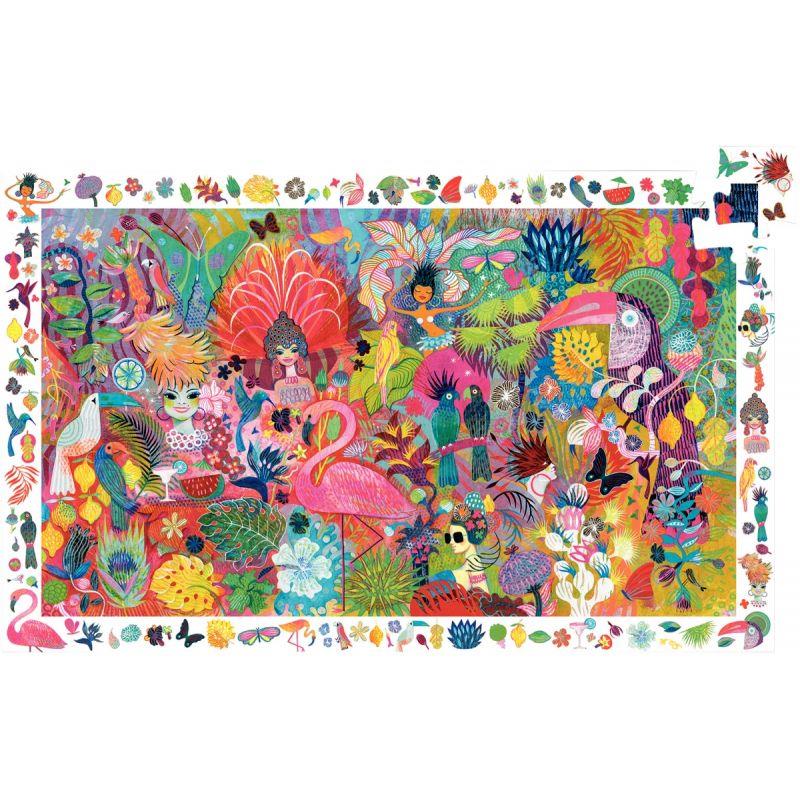 Image de  Puzzle d''observation 200 pièces, le Carnaval de Rio 