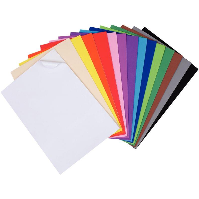 Image de  Sachet de 15 plaques caoutchouc adhésives format 20 X 30 cm 
