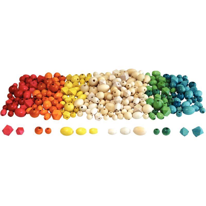 Image de  Sac de 300 perles en bois scandinaves 