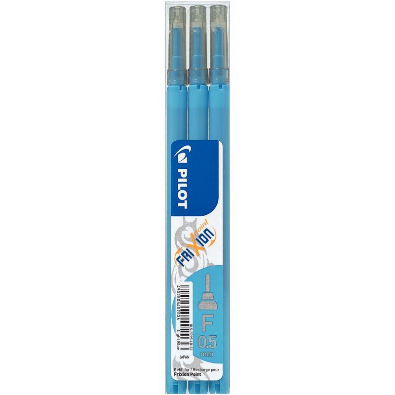 Image de  Étui de 3 recharges Frixion Point turquoise 