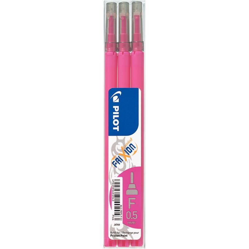Image de  Étui de 3 recharges Frixion Point rose 