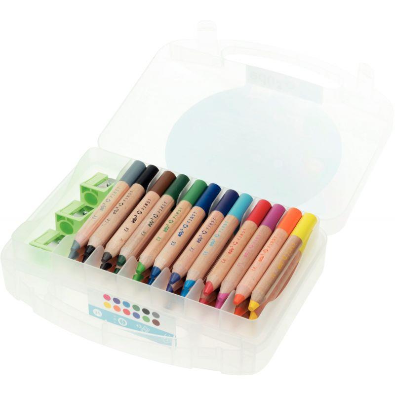 Image de  Boîte de 36 crayons de couleur First + 3 tailles-crayons 